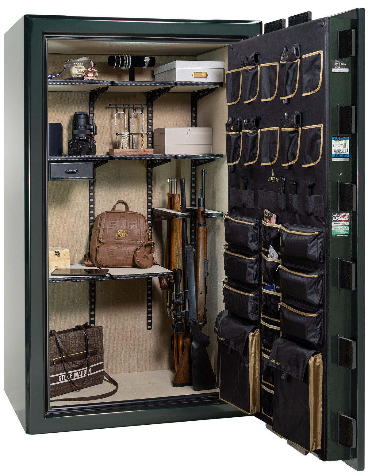 Presidential 50 Green Gloss - Open Interior